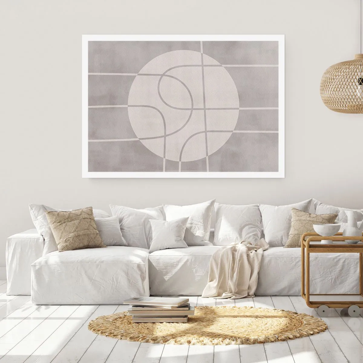 Pôster - Circular e direto - 91x61 cm