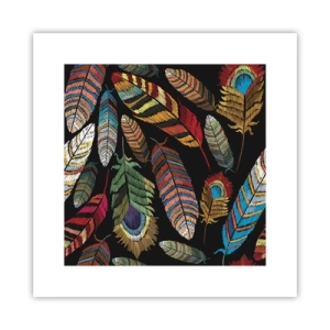 Pôster - O carnaval dos pássaros - 30x30 cm