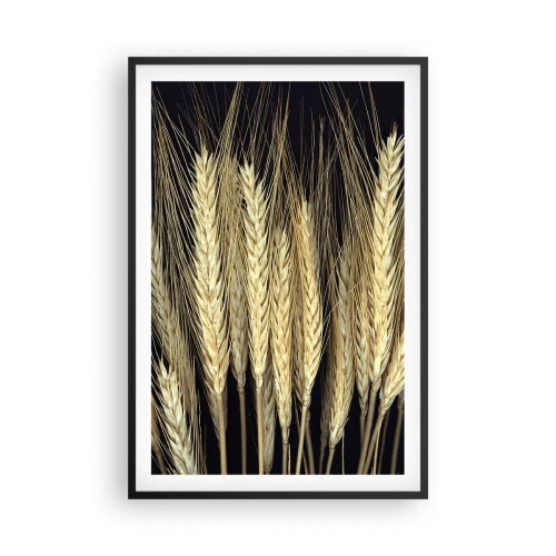Pôster com moldura preta - Magia rústica - 61x91 cm