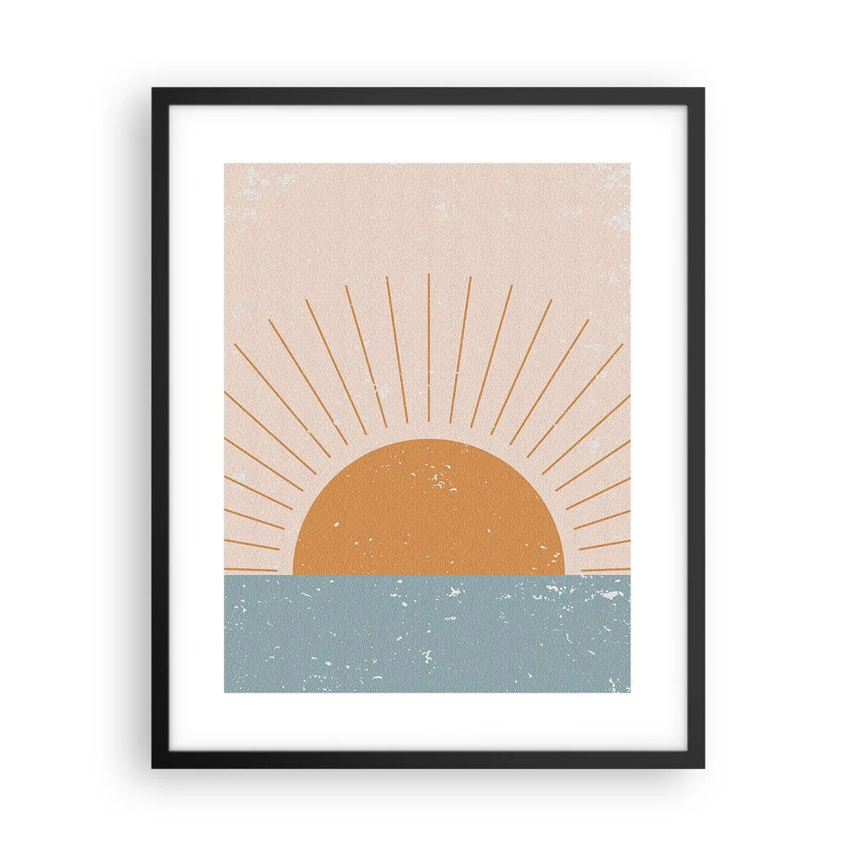 Pôster com moldura preta - Um milagre diário - 40x50 cm