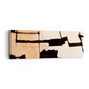 Quadro em tela - No entanto, a ordem - 90x30 cm