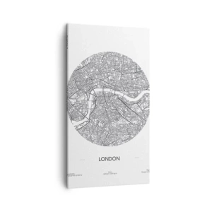 Quadro em tela - Anatomia de Londres - 45x80 cm