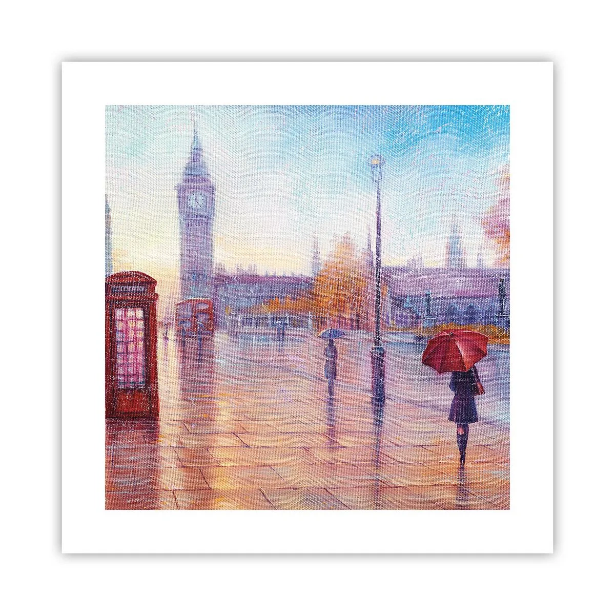 Pôster - Um dia de outono em Londres - 40x40 cm