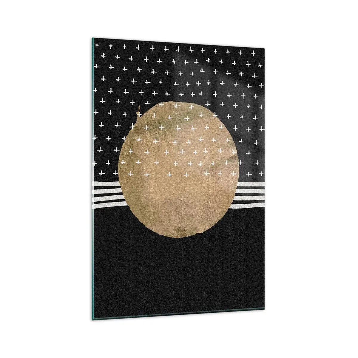 Quadro em vidro - Composição: bandeira da galáxia - 80x120 cm