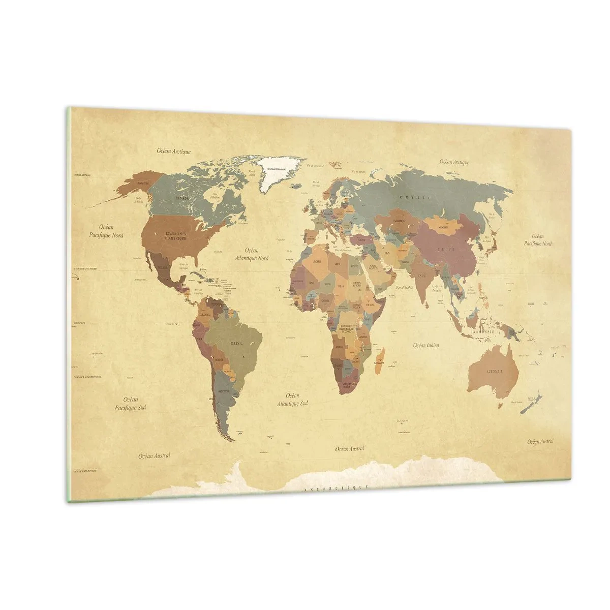 Quadro em vidro - Para ti - o mundo todo - 120x80 cm