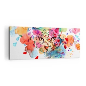 Quadro em tela - A Bela e a Fera - 100x40 cm