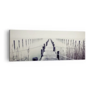 Quadro em tela - Mergulhe em paz - 140x50 cm