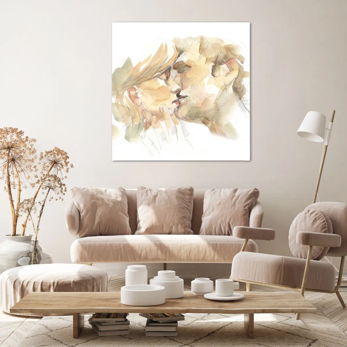 Quadro em tela - A outra metade foi encontrada? - 30x30 cm