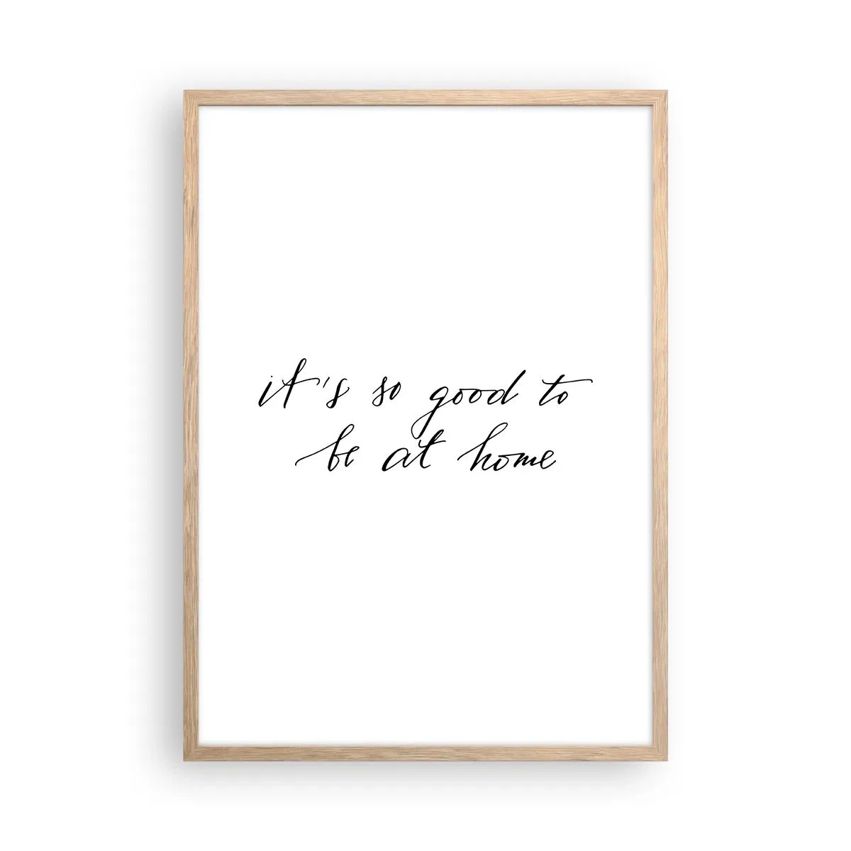 Pôster com moldura de carvalho claro - Toda a verdade - 50x70 cm