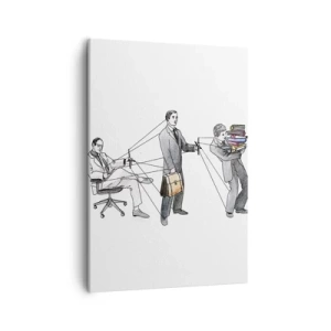 Quadro em tela - Cada um tem o seu mestre - 50x70 cm