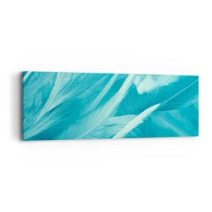 Quadro em tela - Afogado em penugem - 90x30 cm