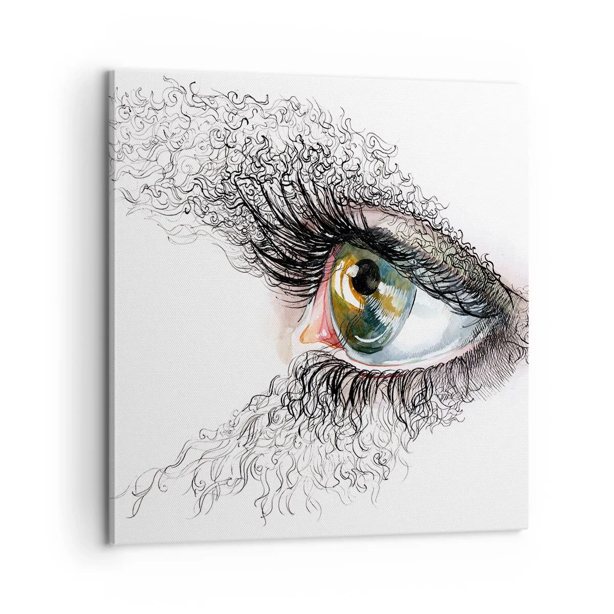 Quadro em tela - Olhe diretamente para a alma - 60x60 cm