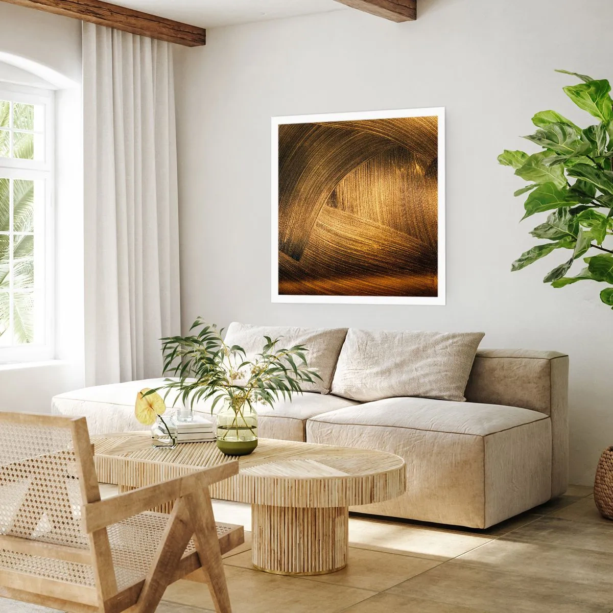 Pôster - No labirinto dourado - 40x40 cm