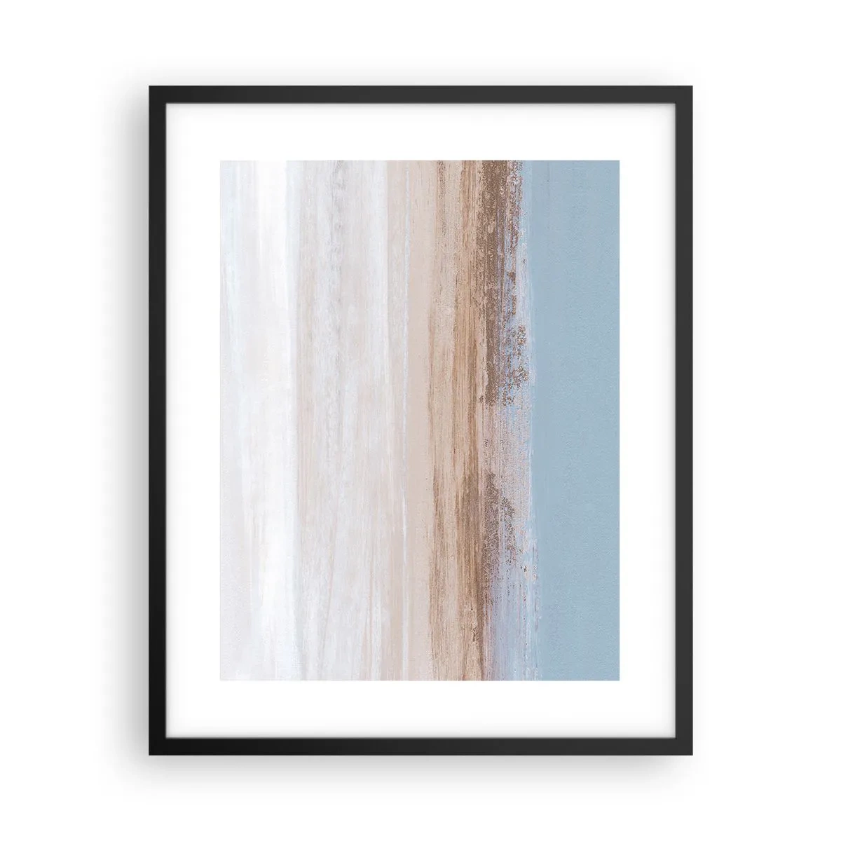 Pôster com moldura preta - Paisagem ambígua - 40x50 cm