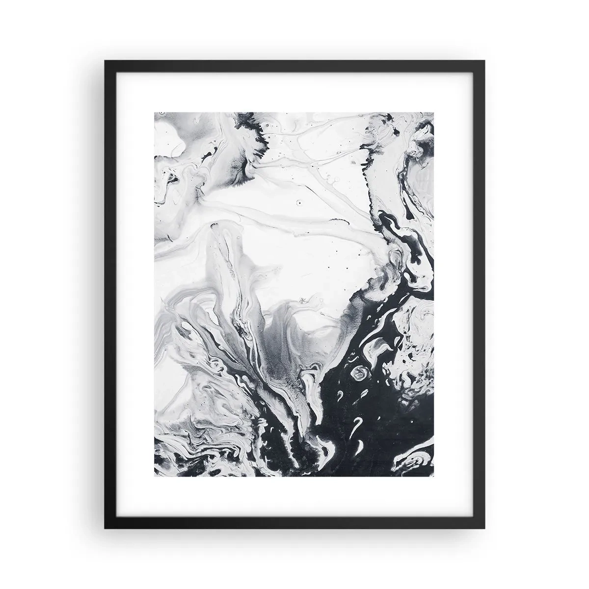 Pôster com moldura preta - O Interior da Terra - 40x50 cm