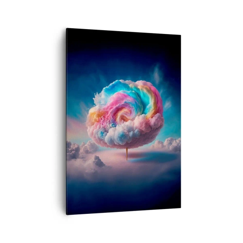 Quadro em tela - O sonho de um parque de diversões - 70x100 cm