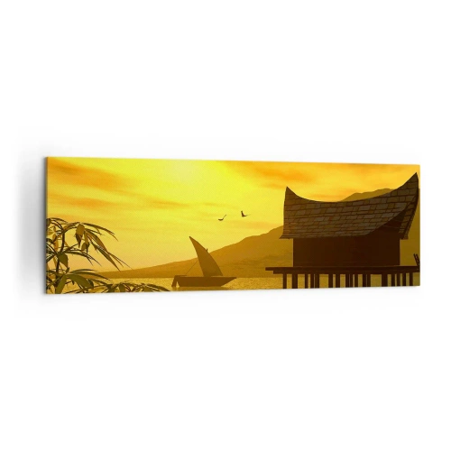 Quadro em tela - A desejada paz - 160x50 cm