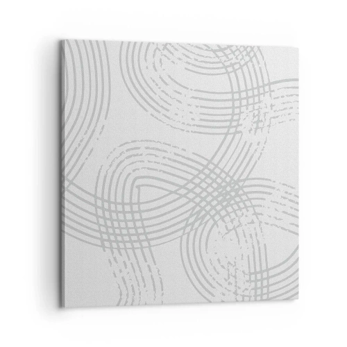 Quadro em tela - Não existe caminho reto - 60x60 cm