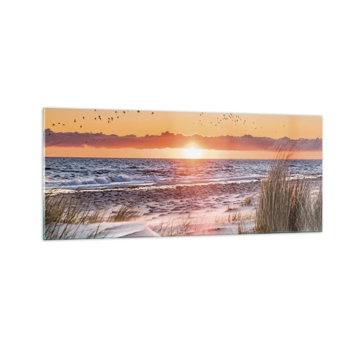 Quadro em vidro - Paisagem horizontal - 100x40 cm
