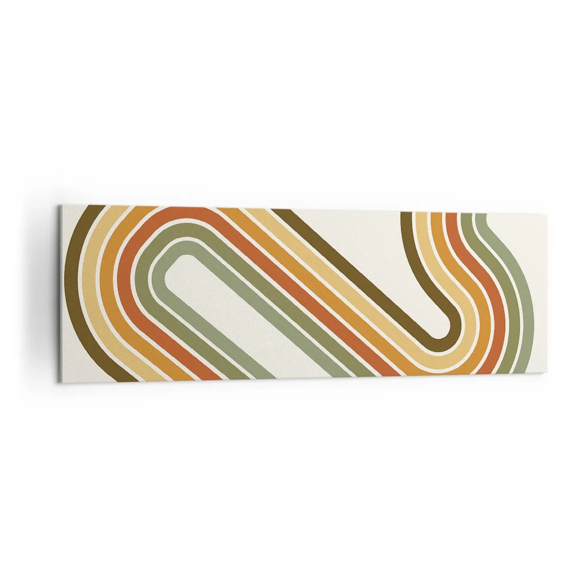 Quadro em tela - Ziguezague para o destino - 160x50 cm