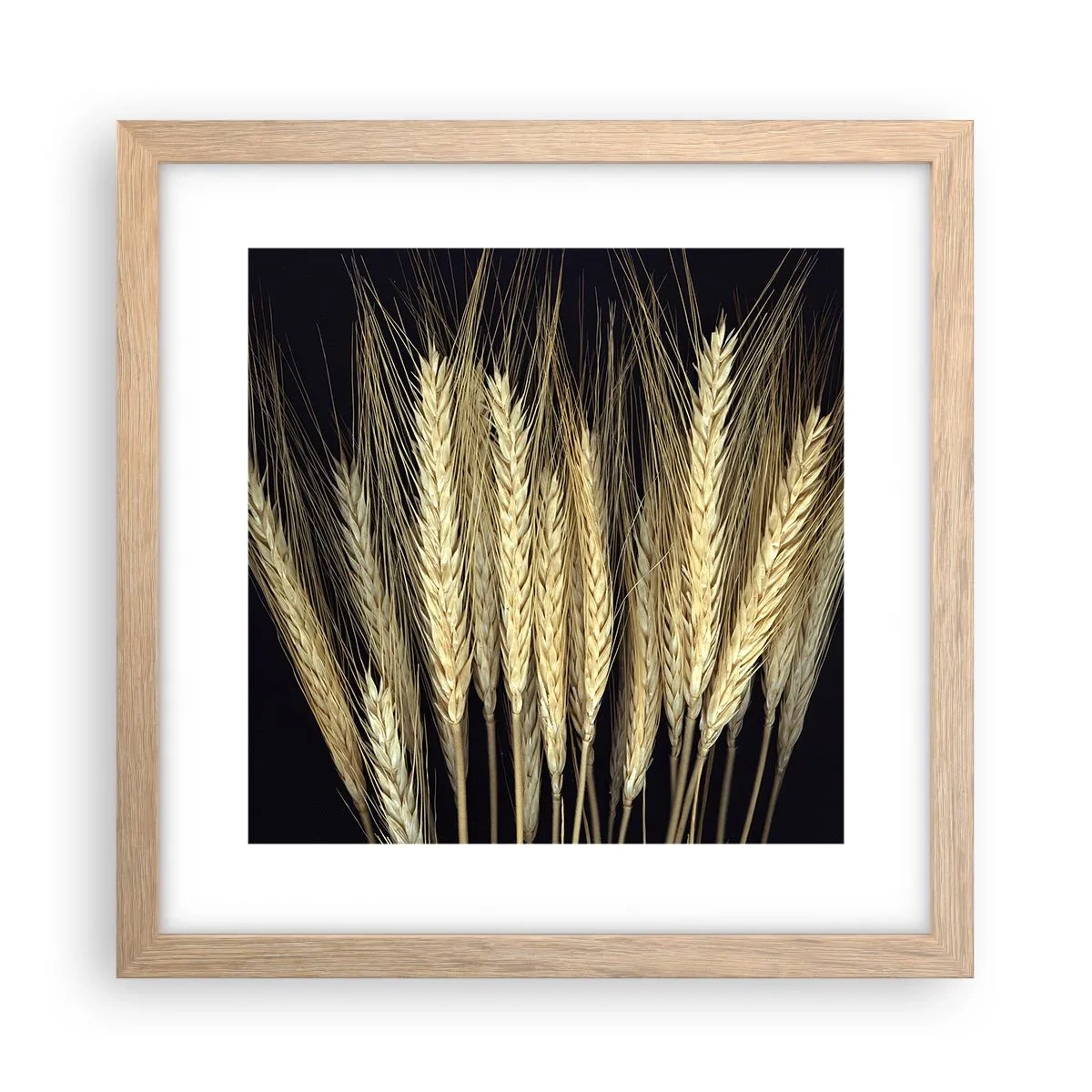 Pôster com moldura de carvalho claro - Magia rústica - 30x30 cm