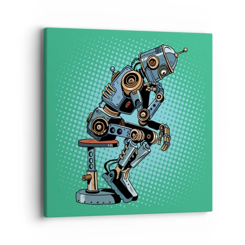 Quadro em tela - Sobre a essência do ser - 40x40 cm