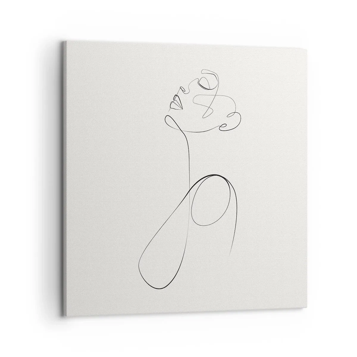 Quadro em tela - Enrolada em sonhos - 50x50 cm