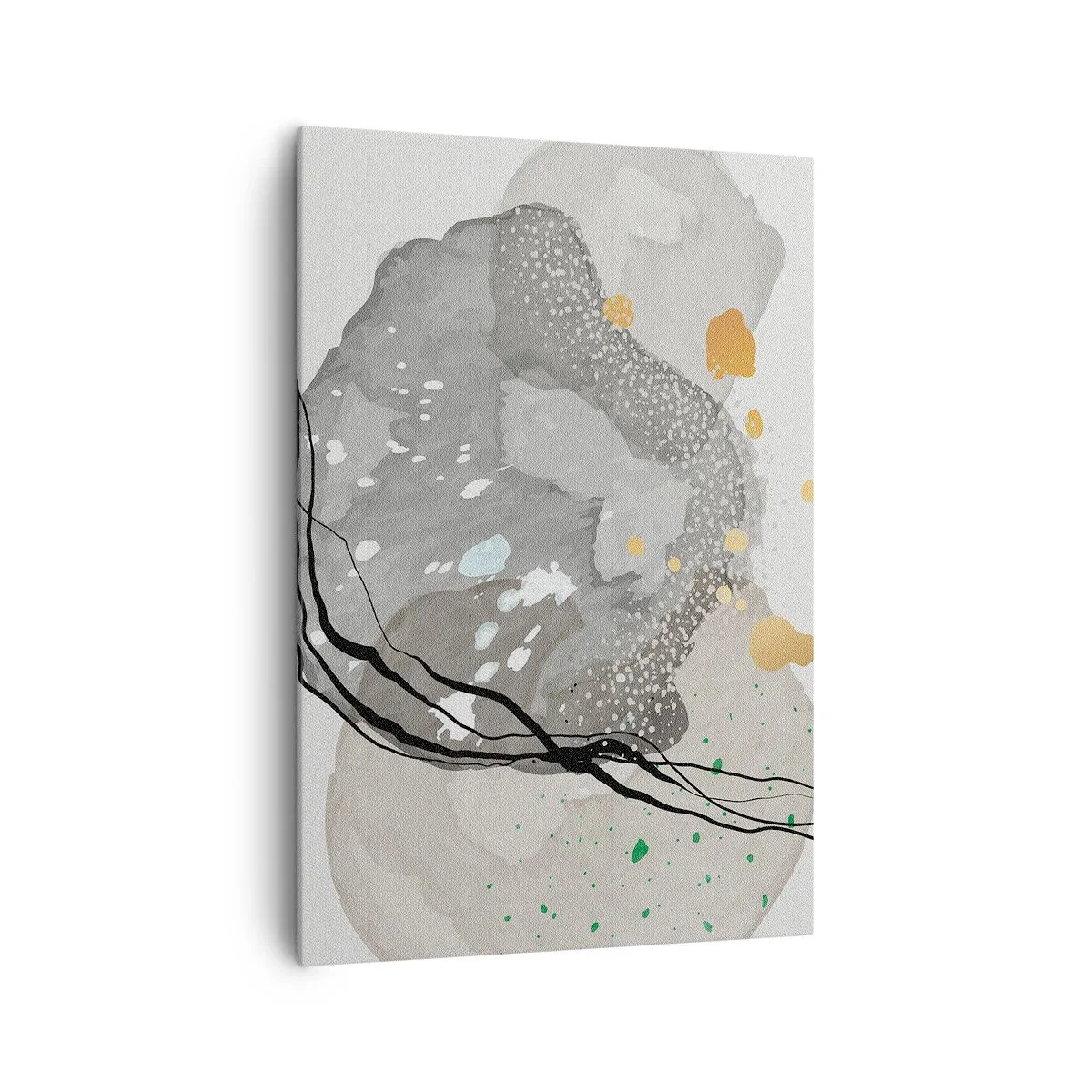 Quadro em tela - Composição orgánica - 70x100 cm