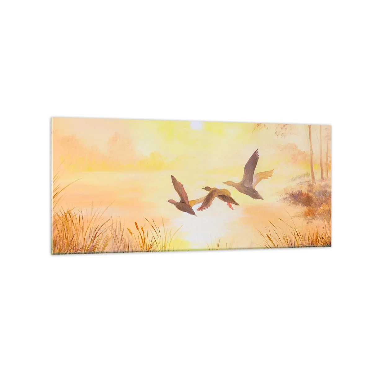 Quadro em vidro - O início de uma longa viagem - 120x50 cm