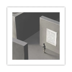 Pôster - Mas onde estou? - 40x40 cm