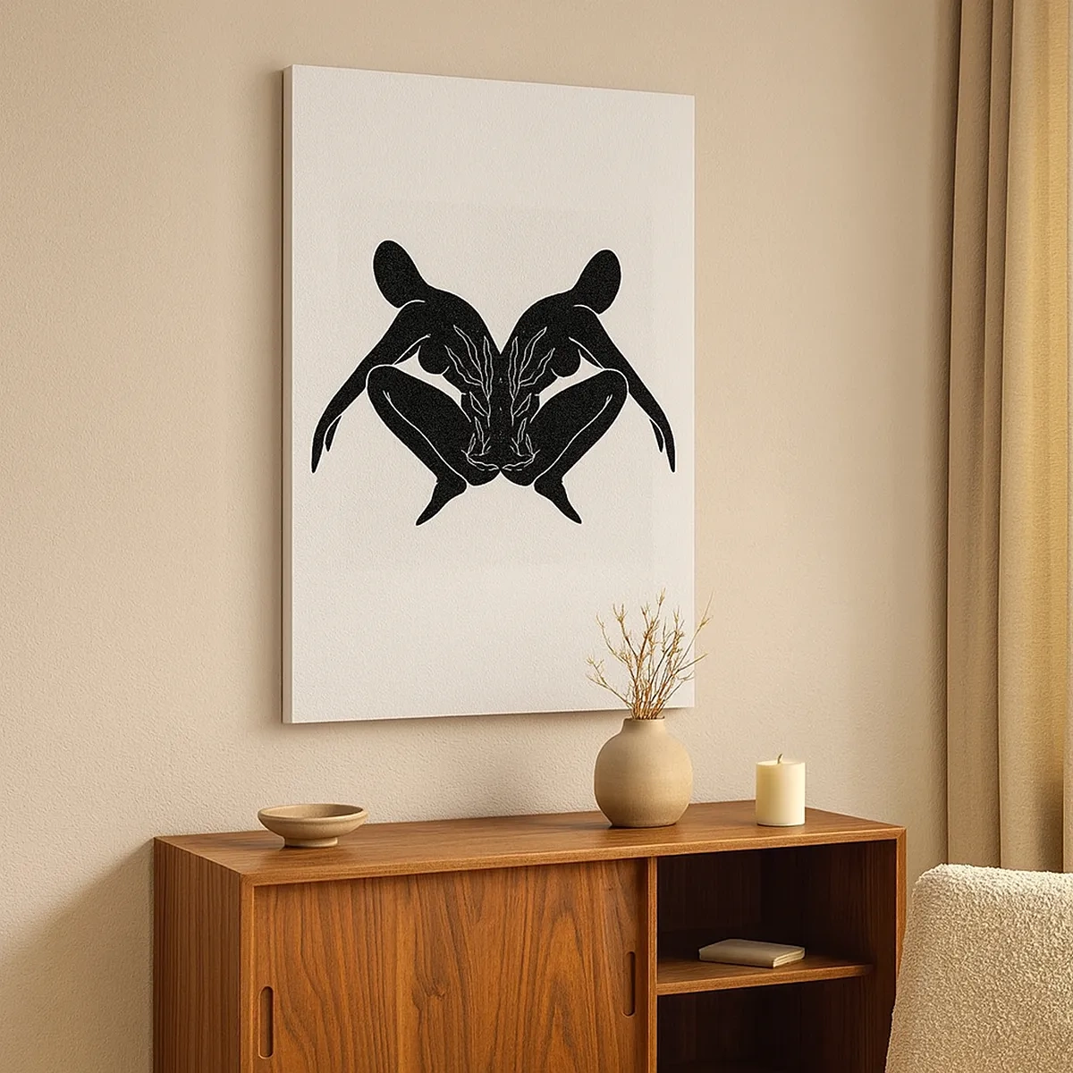 Quadro em tela - Uma alma comum - 50x70 cm