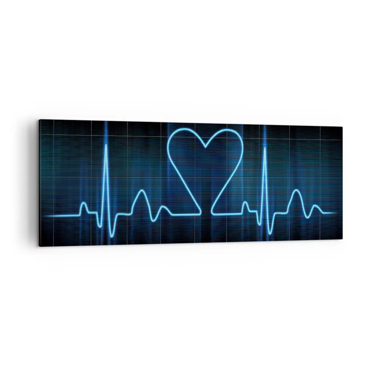 Quadro em tela - No ritmo do coração - 140x50 cm