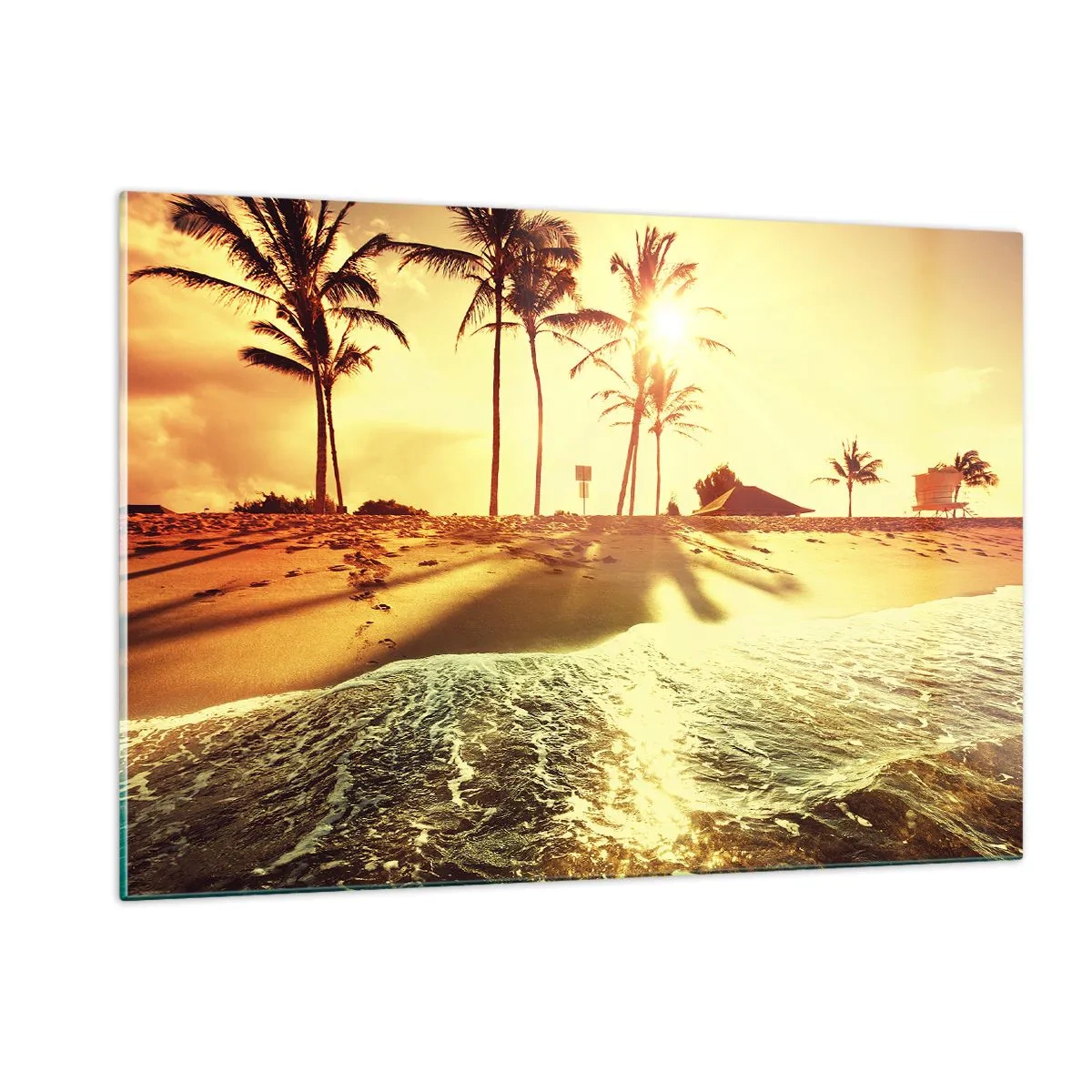 Quadro em vidro - Califórnia à tarde - 120x80 cm