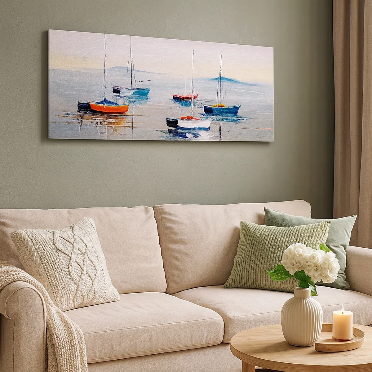 Quadro em tela - Um merecido descanso - 30x30 cm