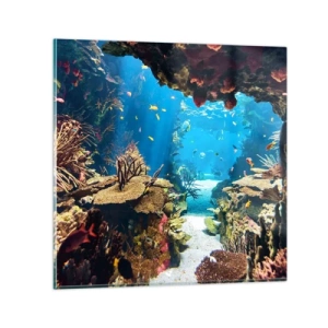 Quadro em vidro - Mais belo que um sonho - 30x30 cm