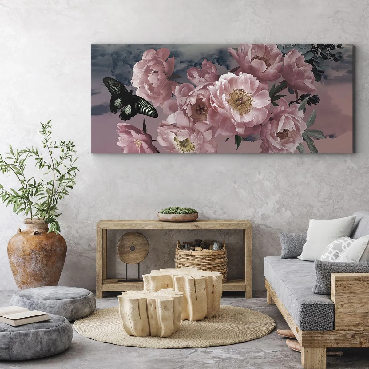 Quadro em tela - O auge do romantismo - 160x50 cm