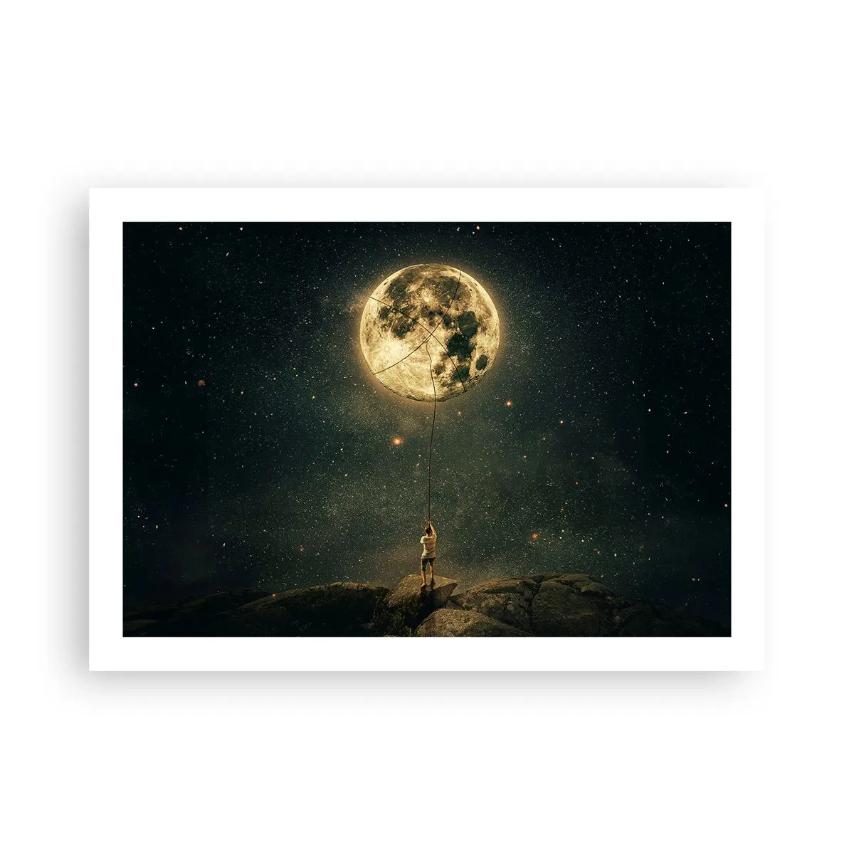 Pôster - Aquele que roubou a lua - 70x50 cm