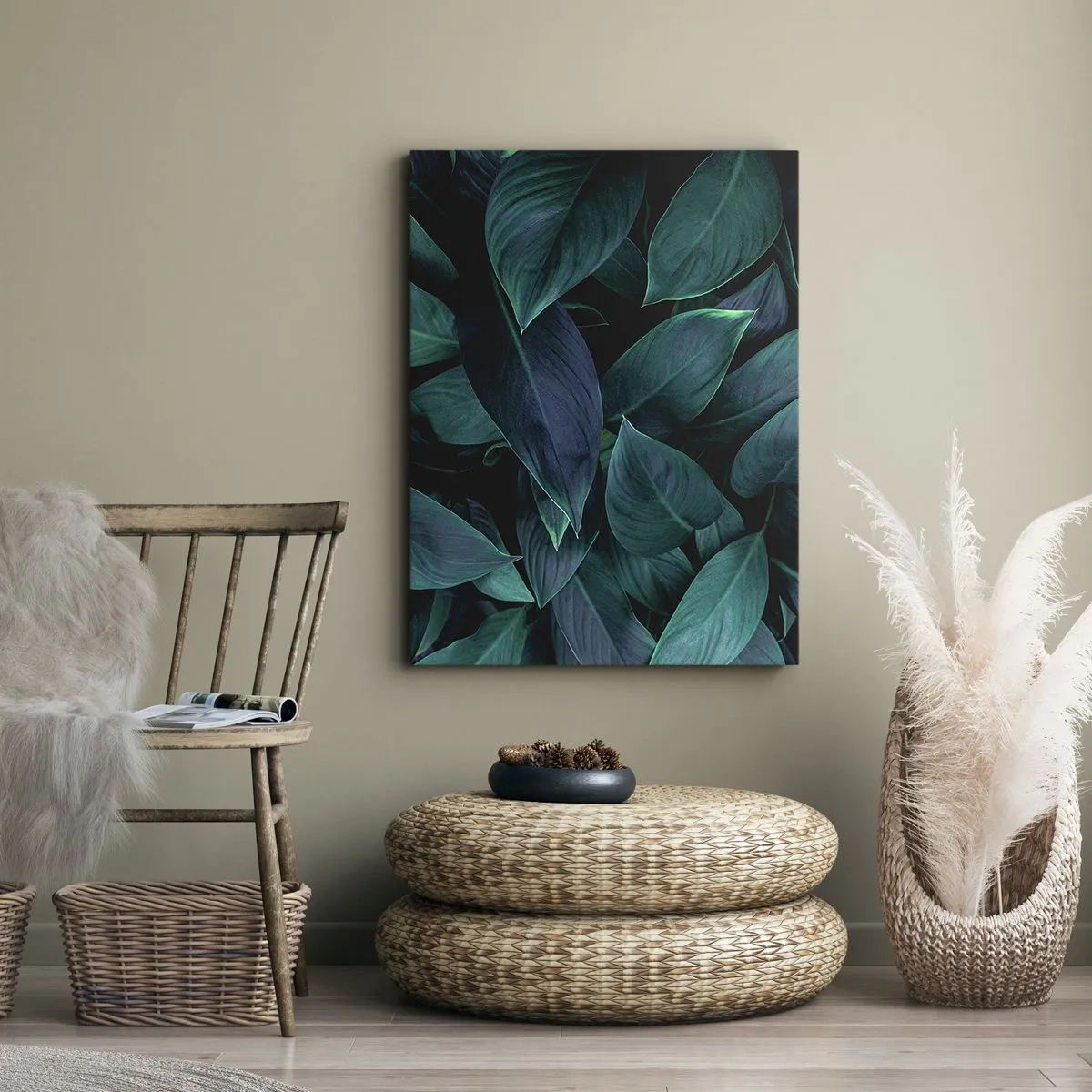 Quadro em tela - Verde em si - 50x70 cm