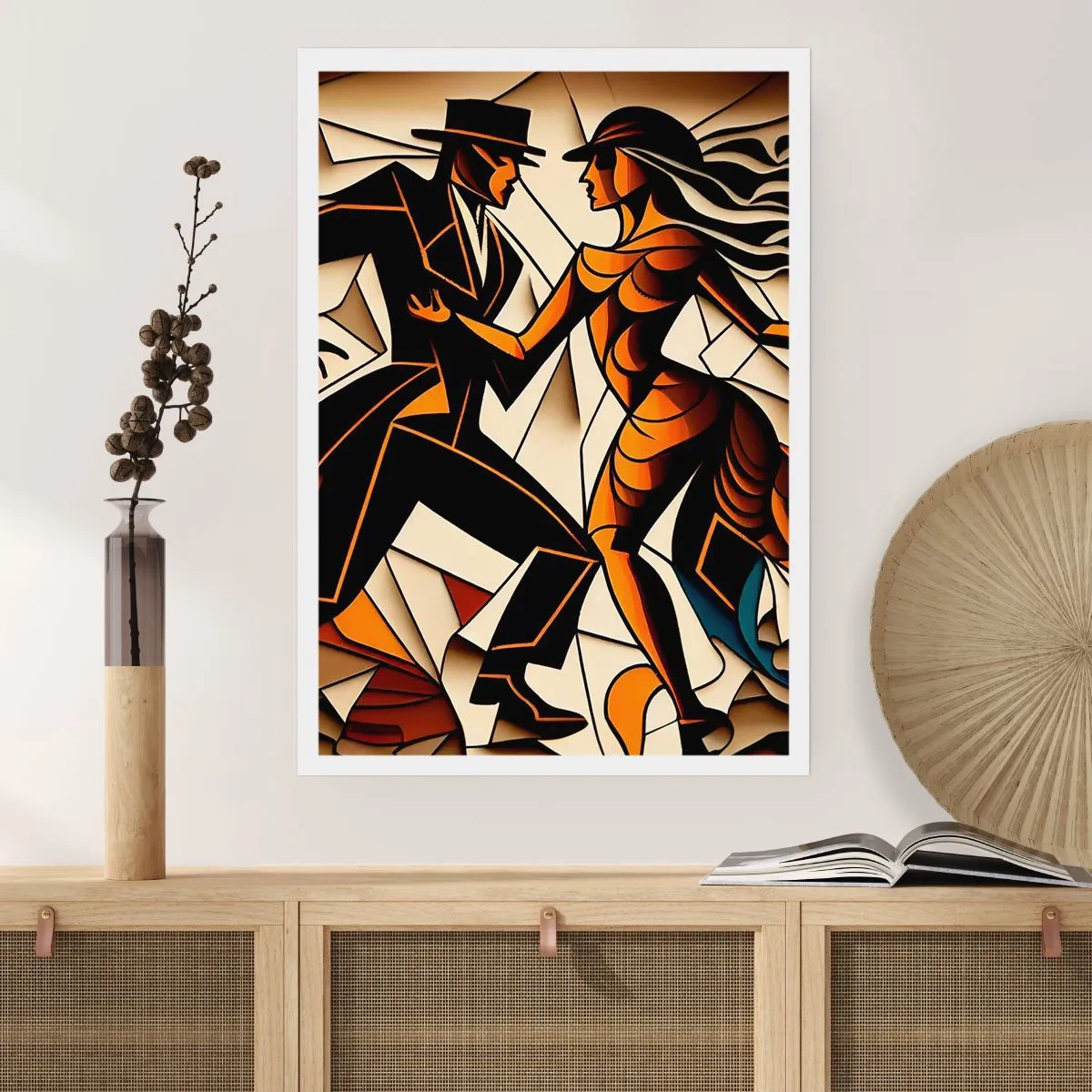Pôster - Dança de paixão e paixão - 70x100 cm