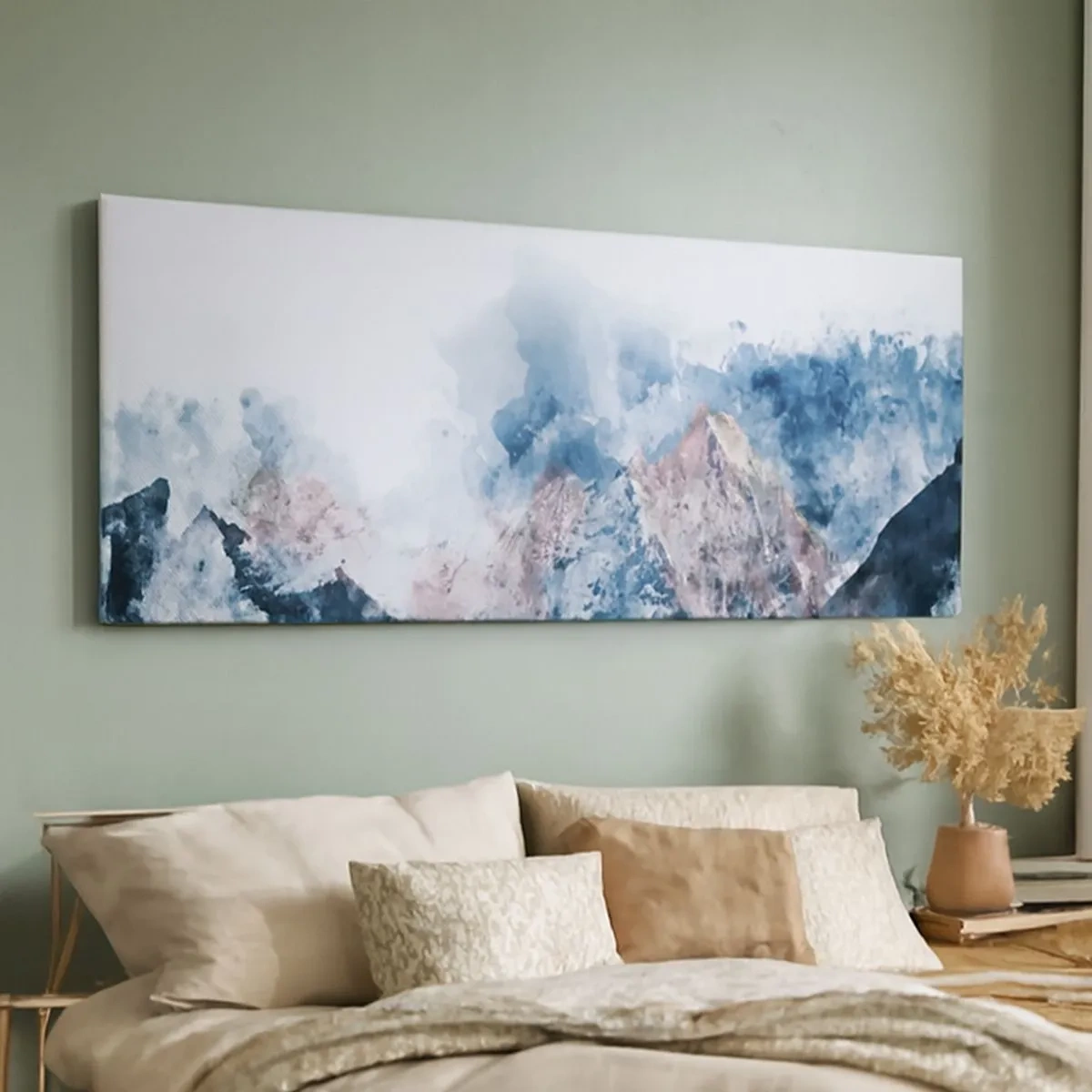 Quadro em tela - Estes são os verdadeiros picos! - 100x40 cm