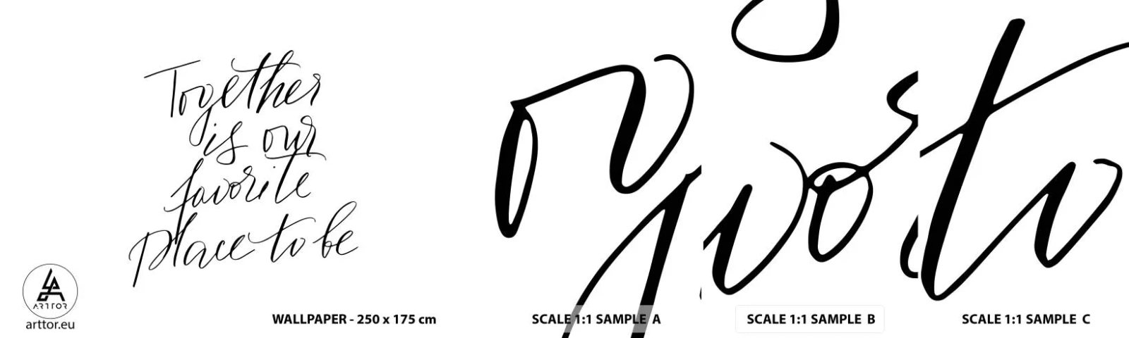 Amostra de papel de parede autocolante Deluxe Sticker - Também sente isso? - Tipografia, Afirmação, Máxima - 100x30 cm