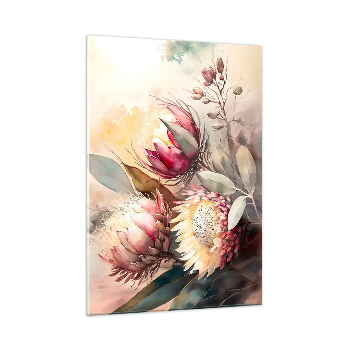 Quadro em vidro - De perfil e de frente - 50x70 cm