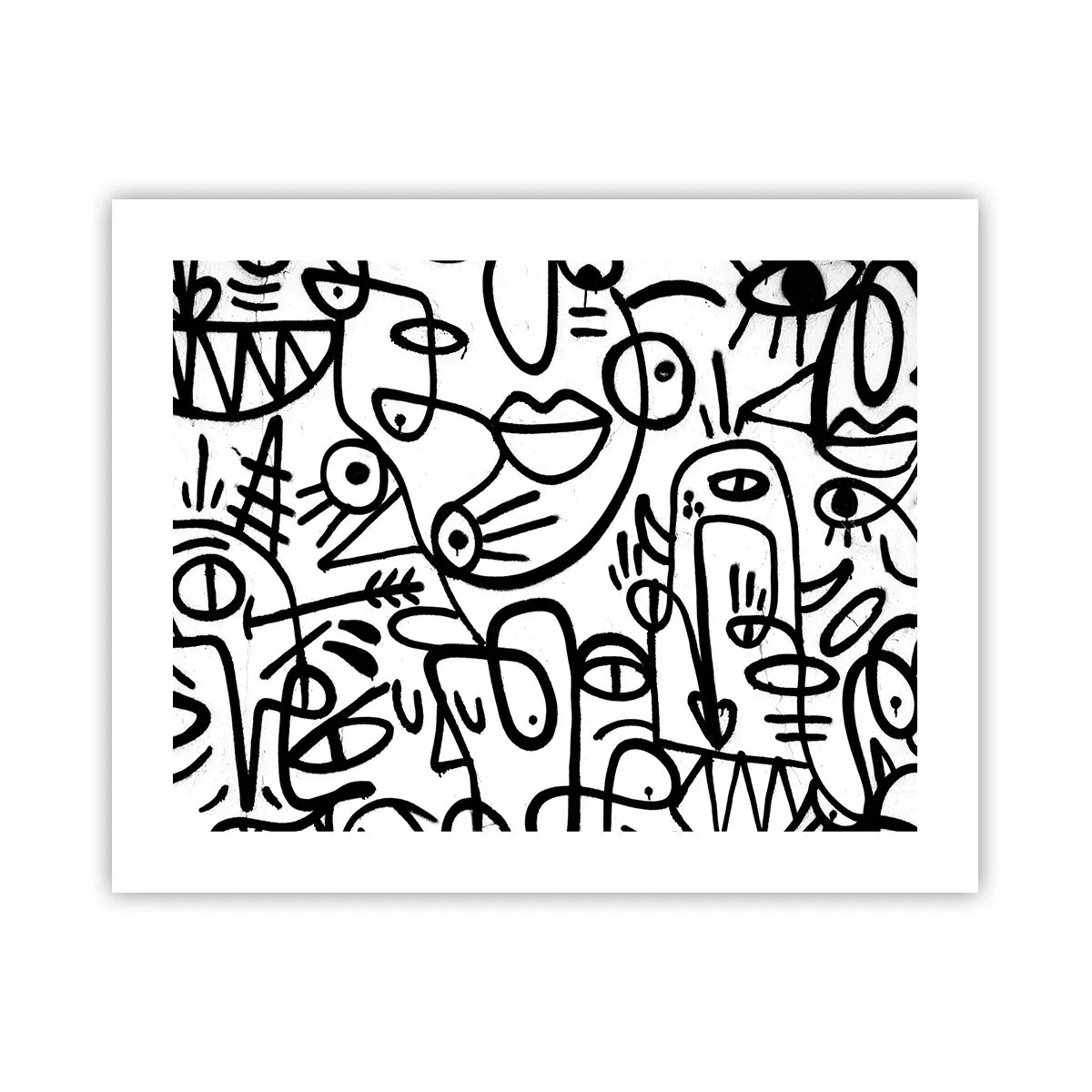 Pôster - Rostos e miragens - 50x40 cm