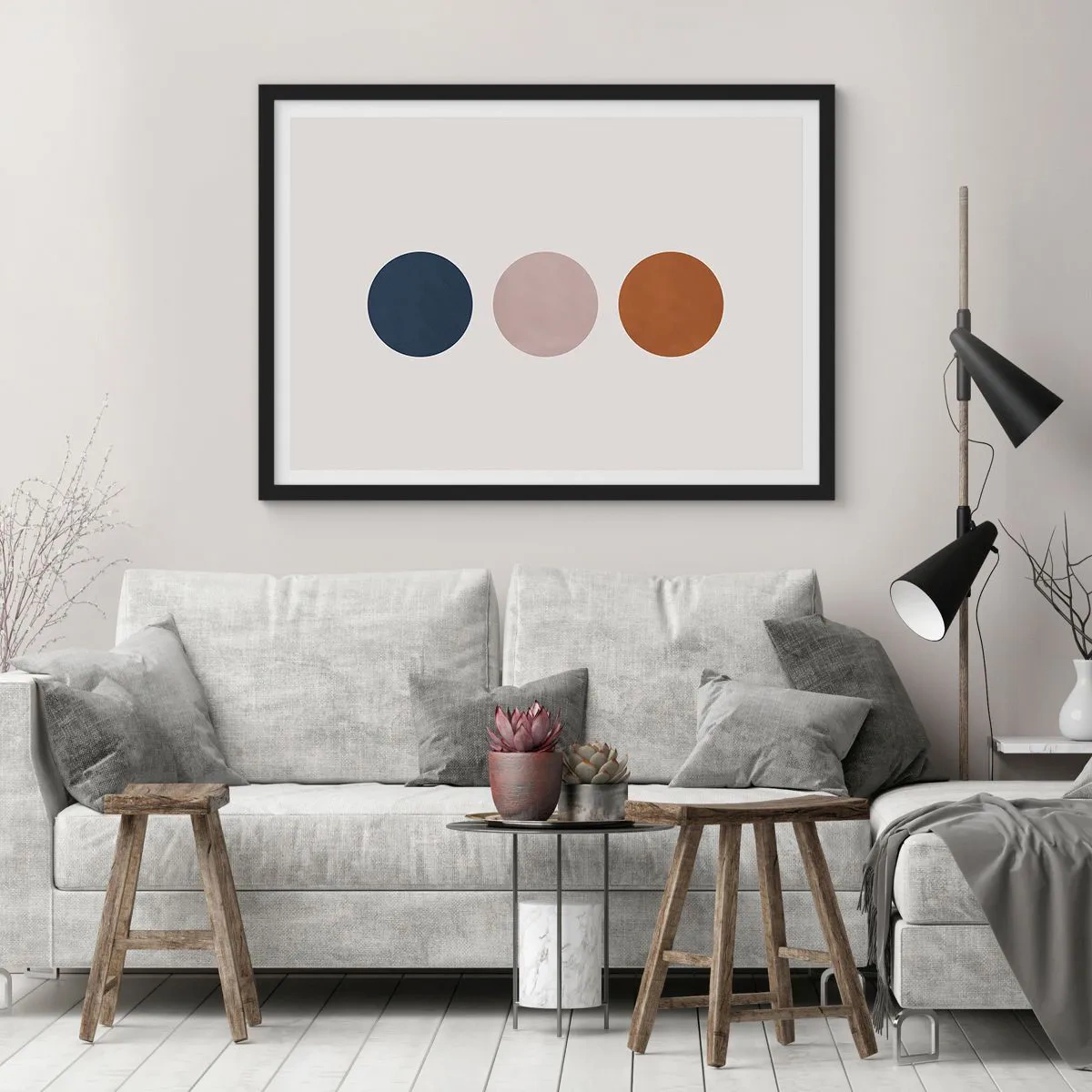 Pôster com moldura preta - Um símbolo de excelência - 70x50 cm