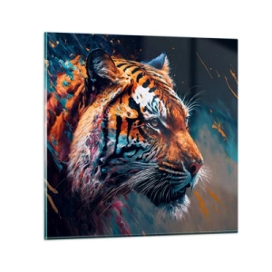 Quadro em vidro - Beleza selvagem - 60x60 cm