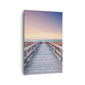 Quadro em tela - Aurora da noite do Báltico - 80x120 cm