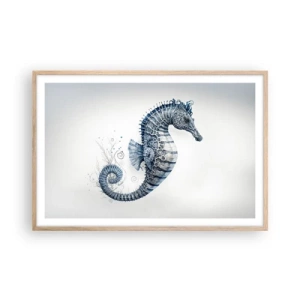 Pôster com moldura de carvalho claro - Uma piada sutil da natureza - 91x61 cm