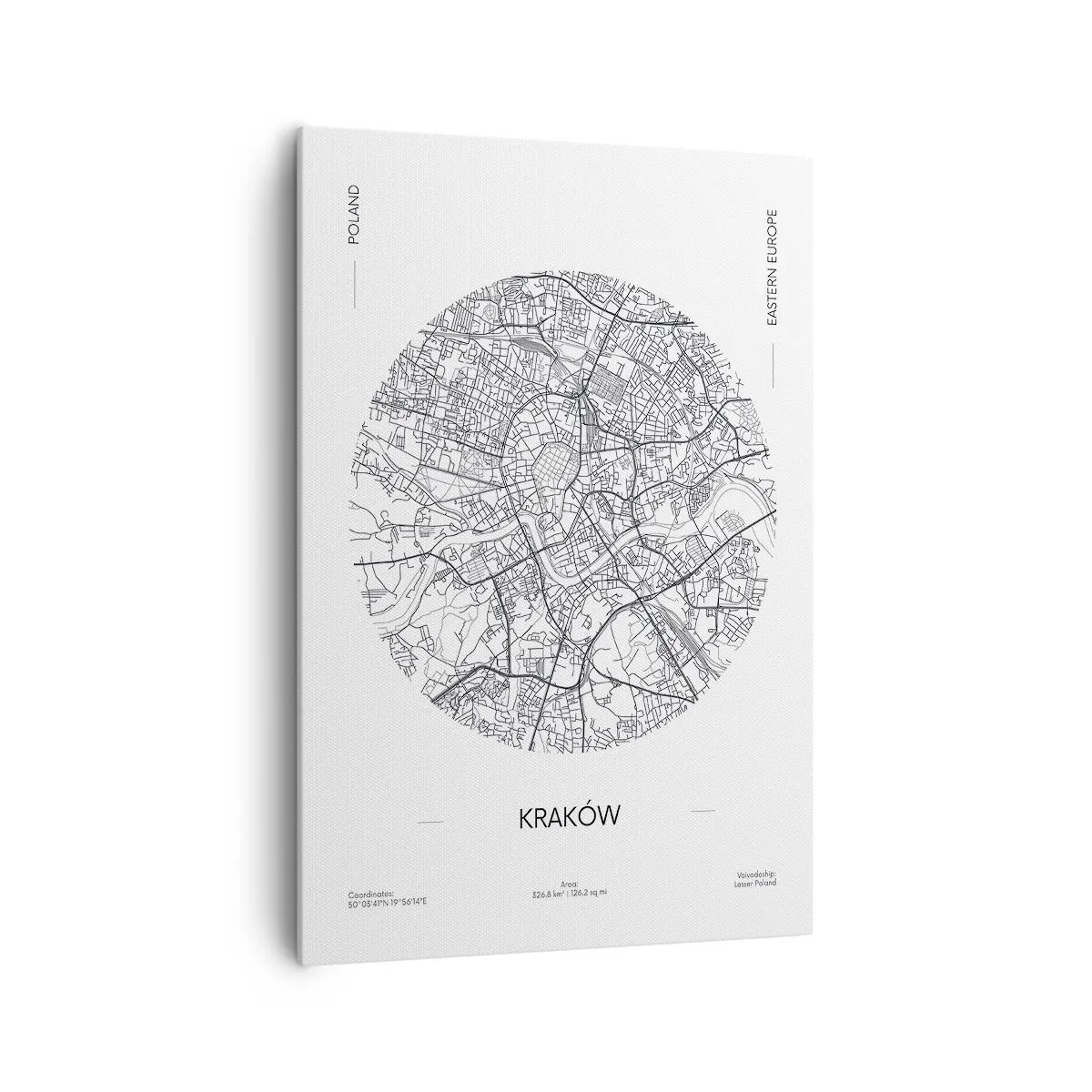 Quadro em tela - Anatomia de Cracóvia - 70x100 cm