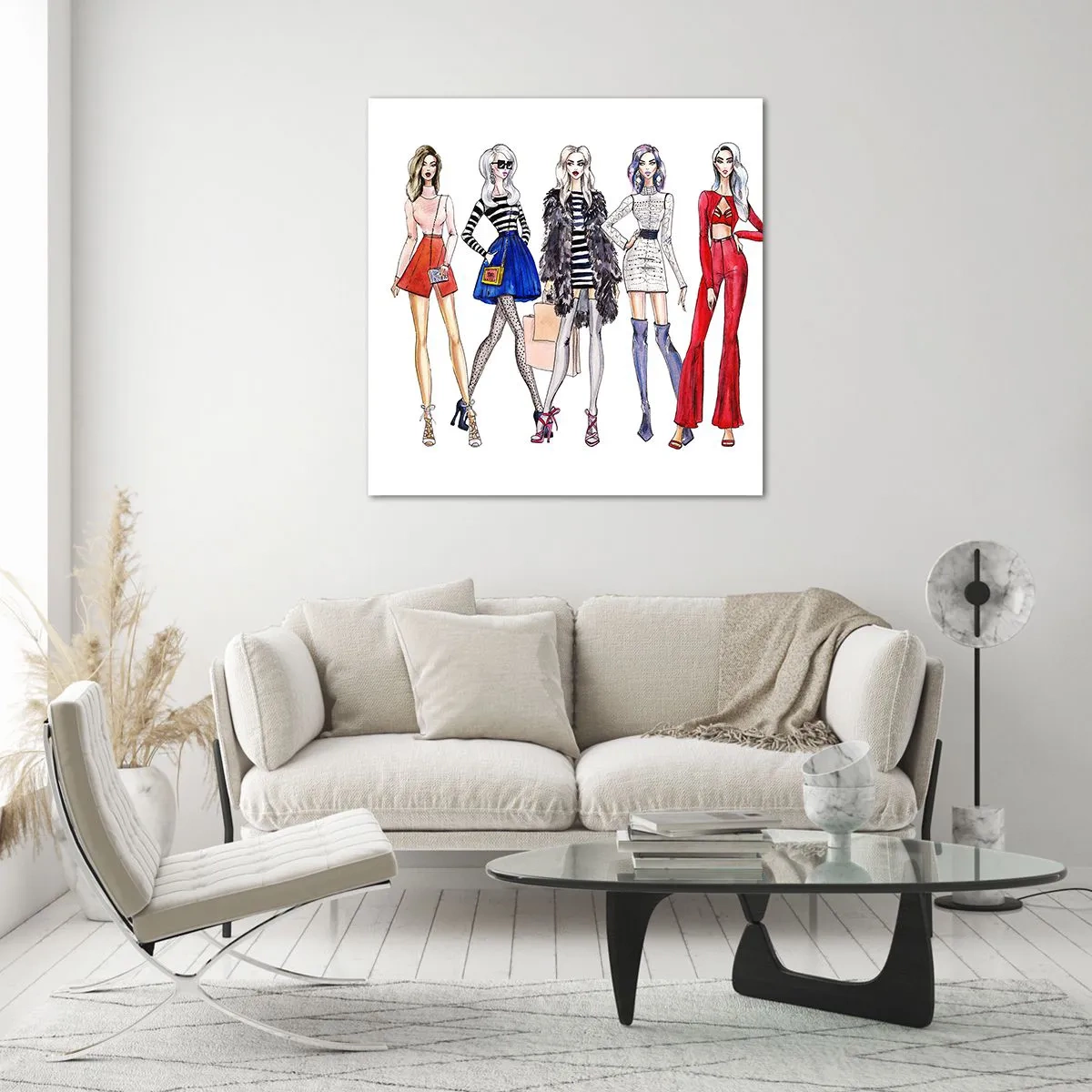 Quadro em vidro - Every week Fashion Week - 60x60 cm