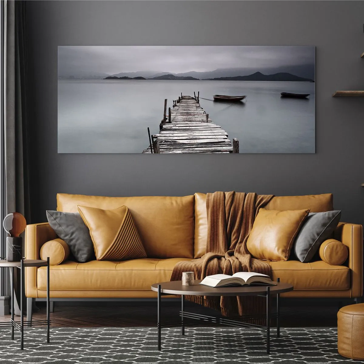 Quadro em vidro - Amanhã pode ir - 100x40 cm